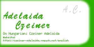 adelaida czeiner business card